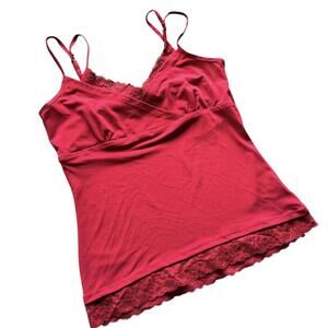 Y2K So Lace Double Strap Tank size Medium